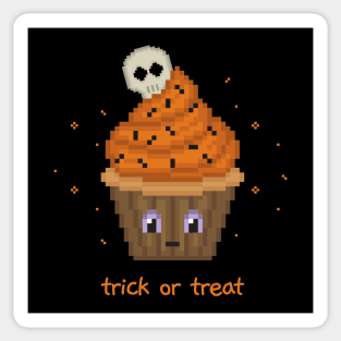 Halloween Cupcake (Orange) Sticker